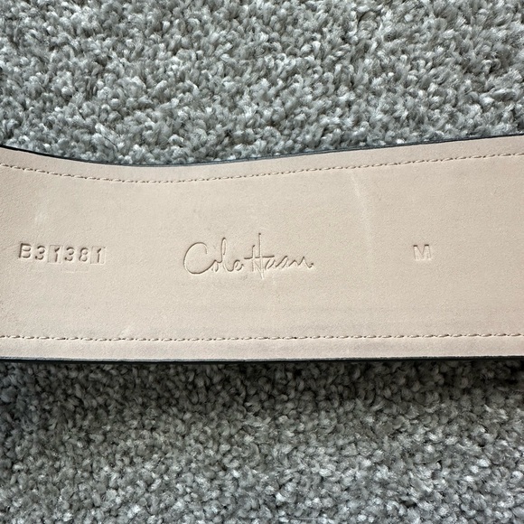 Cole Haan  black suede Leather Belt for women,size M - Picture 5 of 6